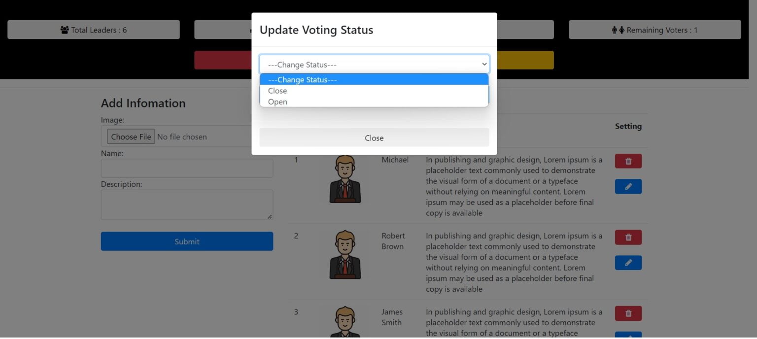 PHP Project – Online Voting System (For Schools & University ...